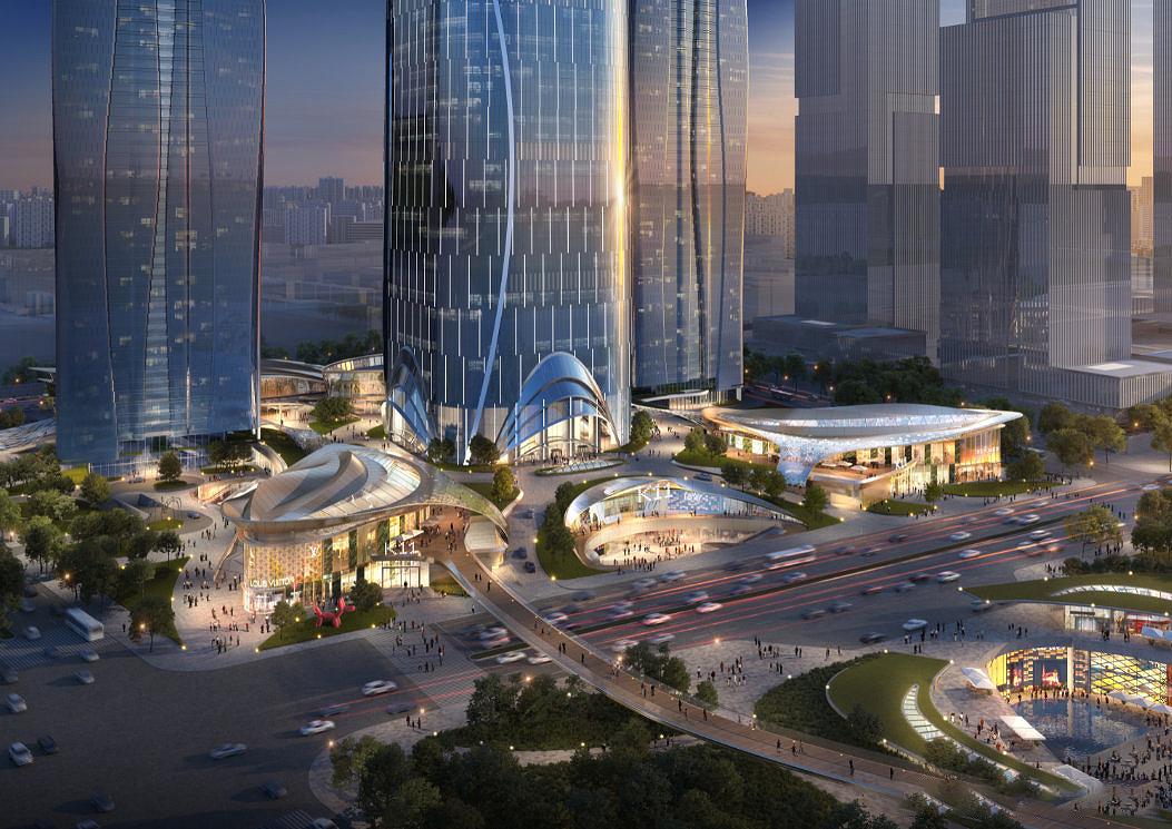 武汉400摩天高楼集合,武汉900米的高楼大厦