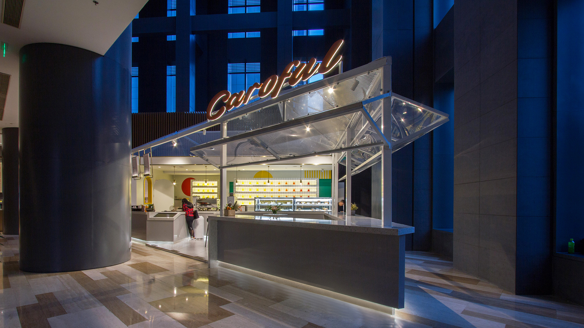 我们的办公大楼像园林一样美,我们在办公楼里建造了什么