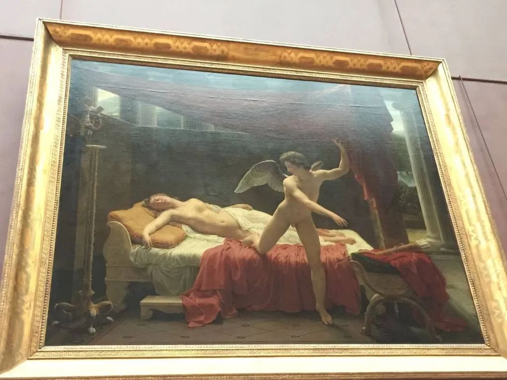 希腊神话丘比特雕塑,希腊神话普绪克与丘比特雕塑