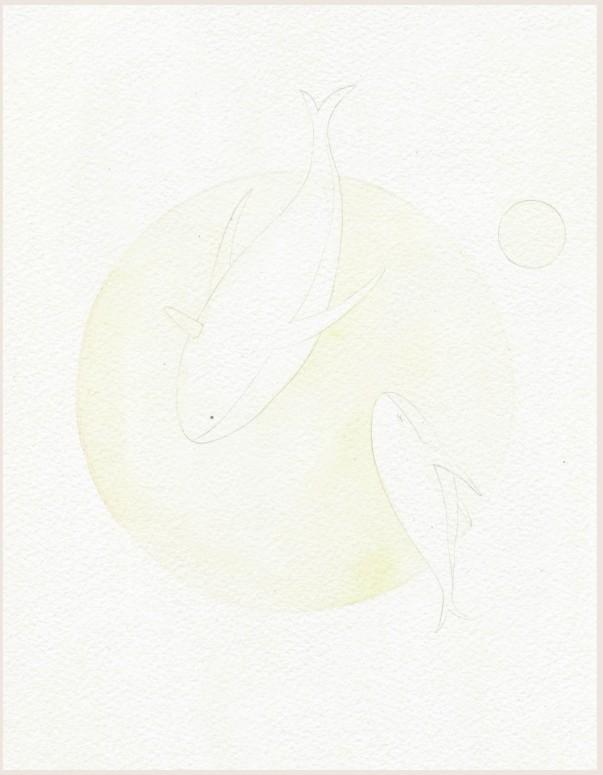 小清新水彩画大海里的精灵--鱼绘制教程