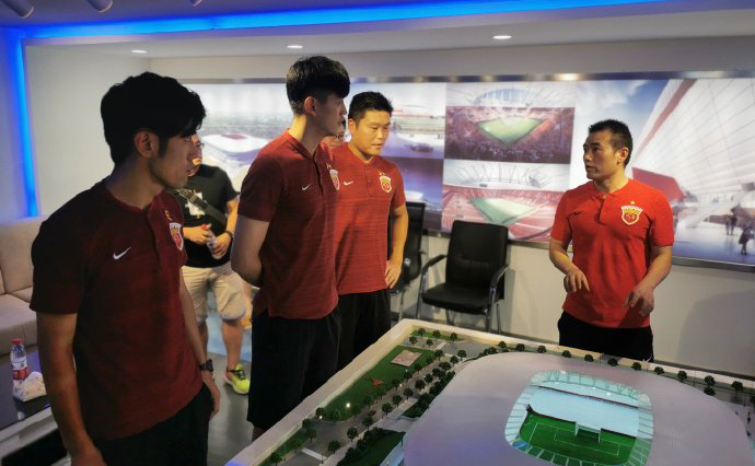 上港的新主场,上港恒大新足球场