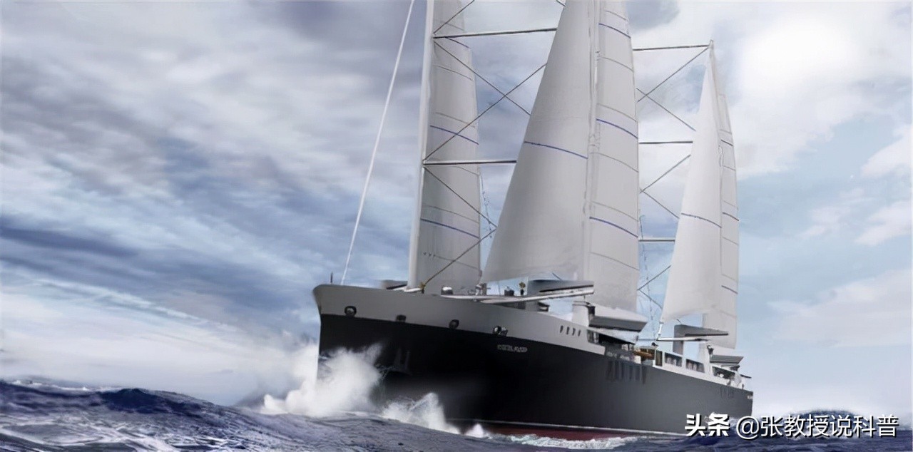 30万吨风帆巨轮靠风推着跑，国产水麒麟到底有多“拉风”？