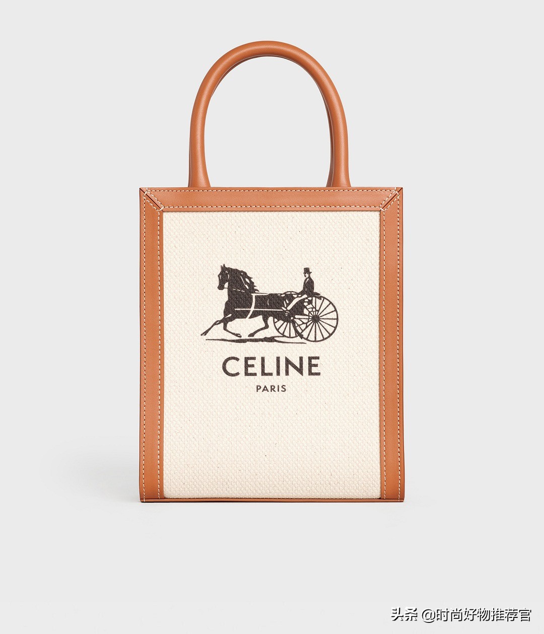 celine标志印花横款手袋,celine新款牛皮革手袋