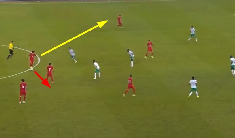 如何评价国足张稀哲表现,国足2:3沙特集锦