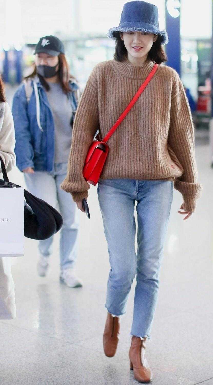 王鸥羊毛大衣穿搭图片,王鸥驼色大衣配什么颜色好看