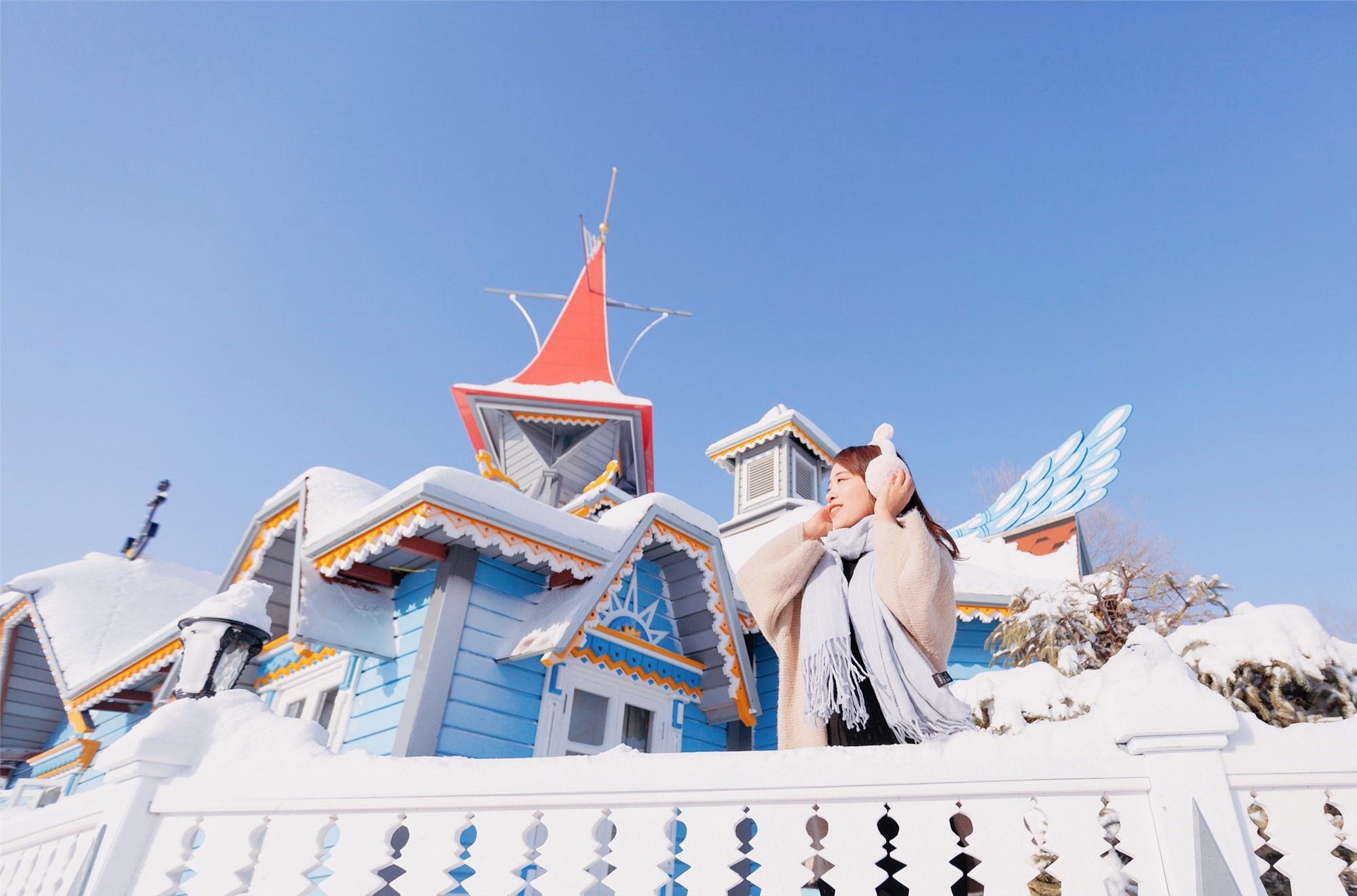 伏尔加庄园和俄罗斯风情小镇,伏尔加庄园浪漫的俄式冬季