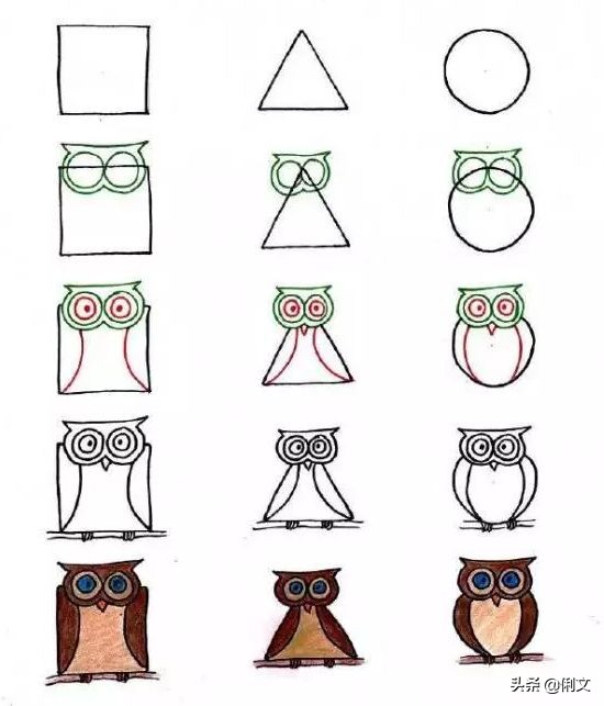 简笔画小动物100种可爱幼儿园,6-12岁儿童绘画简笔画小动物