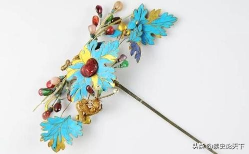 古代宫廷首饰纹样图,清代首饰纹样