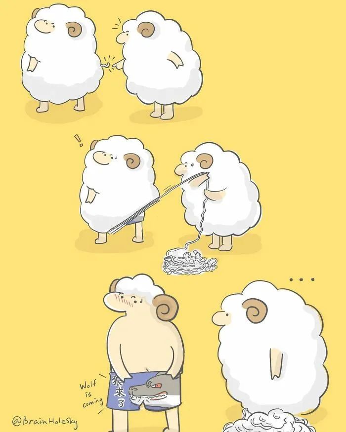 幽默四格漫画100幅图,20幅幽默的漫画