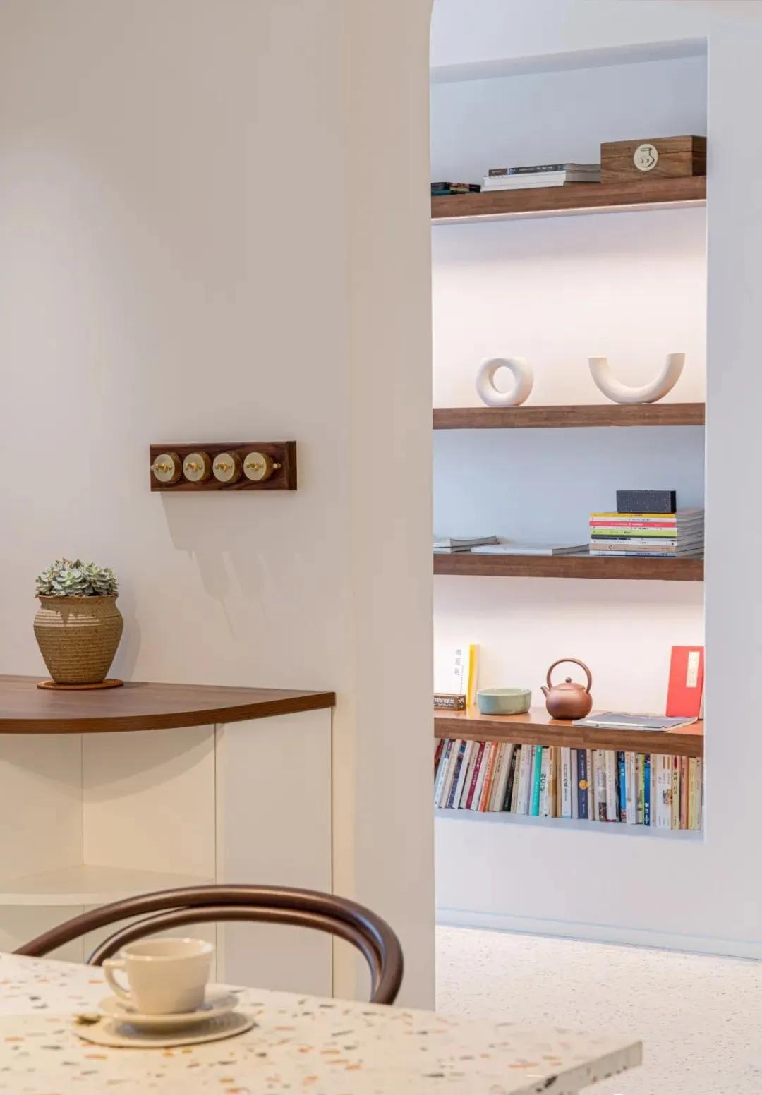 老房小户型拱形门洞,装修房子效果图现代简约暗门