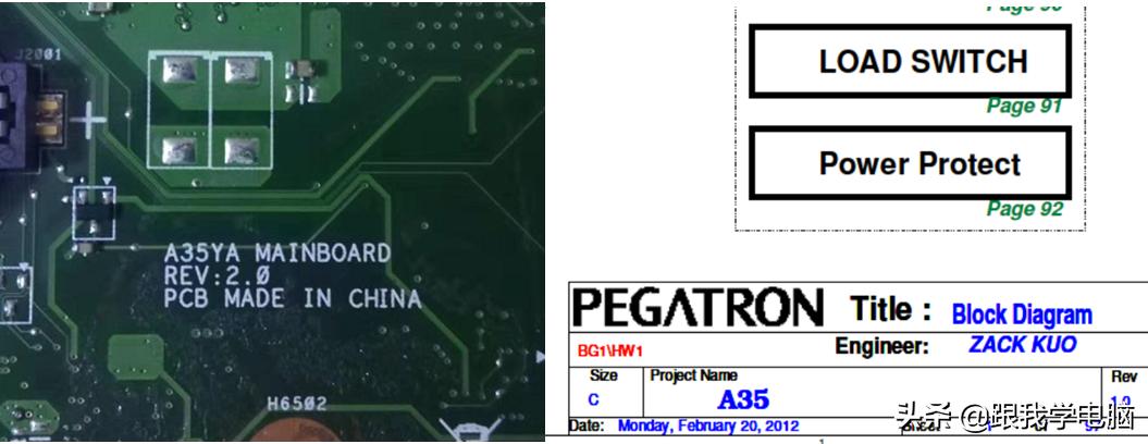 电脑主板初学者怎么看懂电路图,主板电路图纸入门基础知识