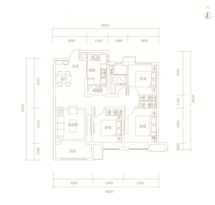 南中环保利东郡介绍房型,太原南中环保利东郡