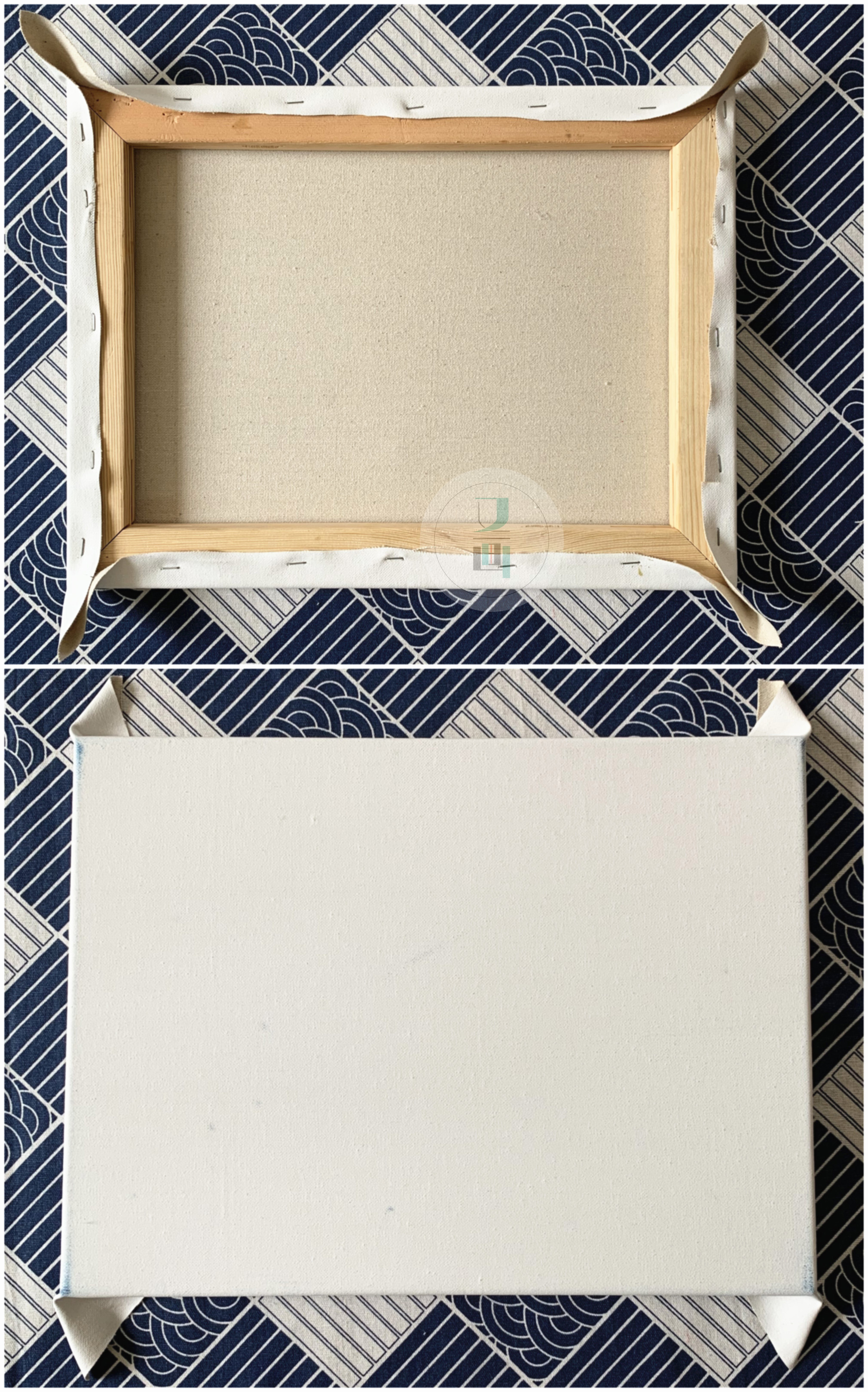 油画绷布过程,油画绷框教程