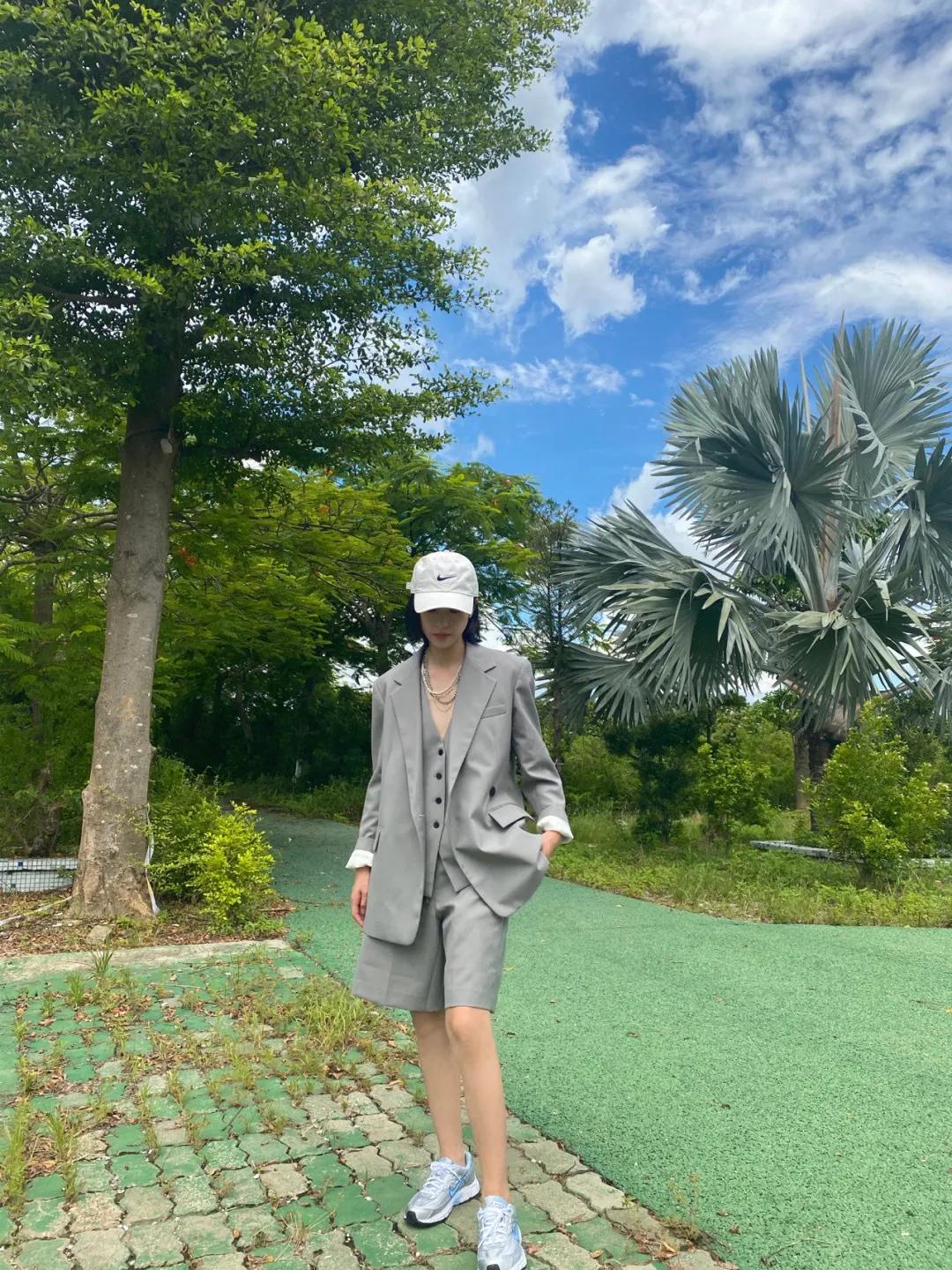 allwhite质感穿搭,allwhite穿搭小个子西装