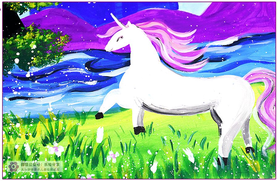 6-12岁儿童画城堡里的小王子,创意儿童画美丽的家