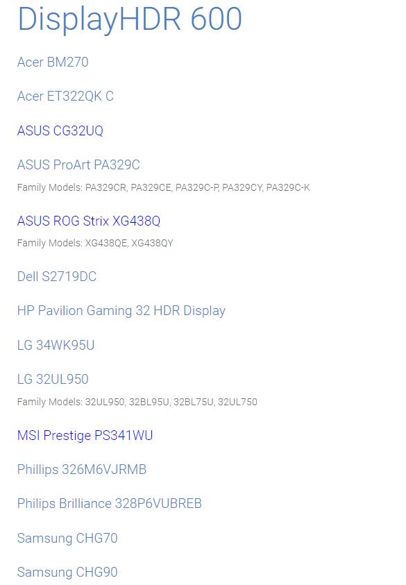 displayhdr和standardhdr,显示器标准hdr和动态hdr区别