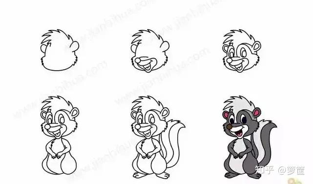 画小动物简笔画简单又漂亮,春天里的小动物怎么画简笔画