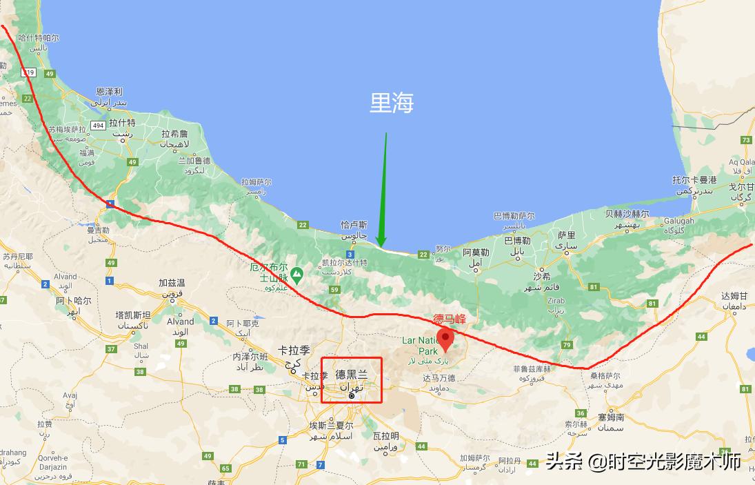 伊朗首都德黑兰夜景航拍,伊朗德黑兰图