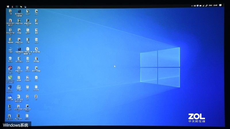 数字化办公场景体验,明基e580智能投影机
