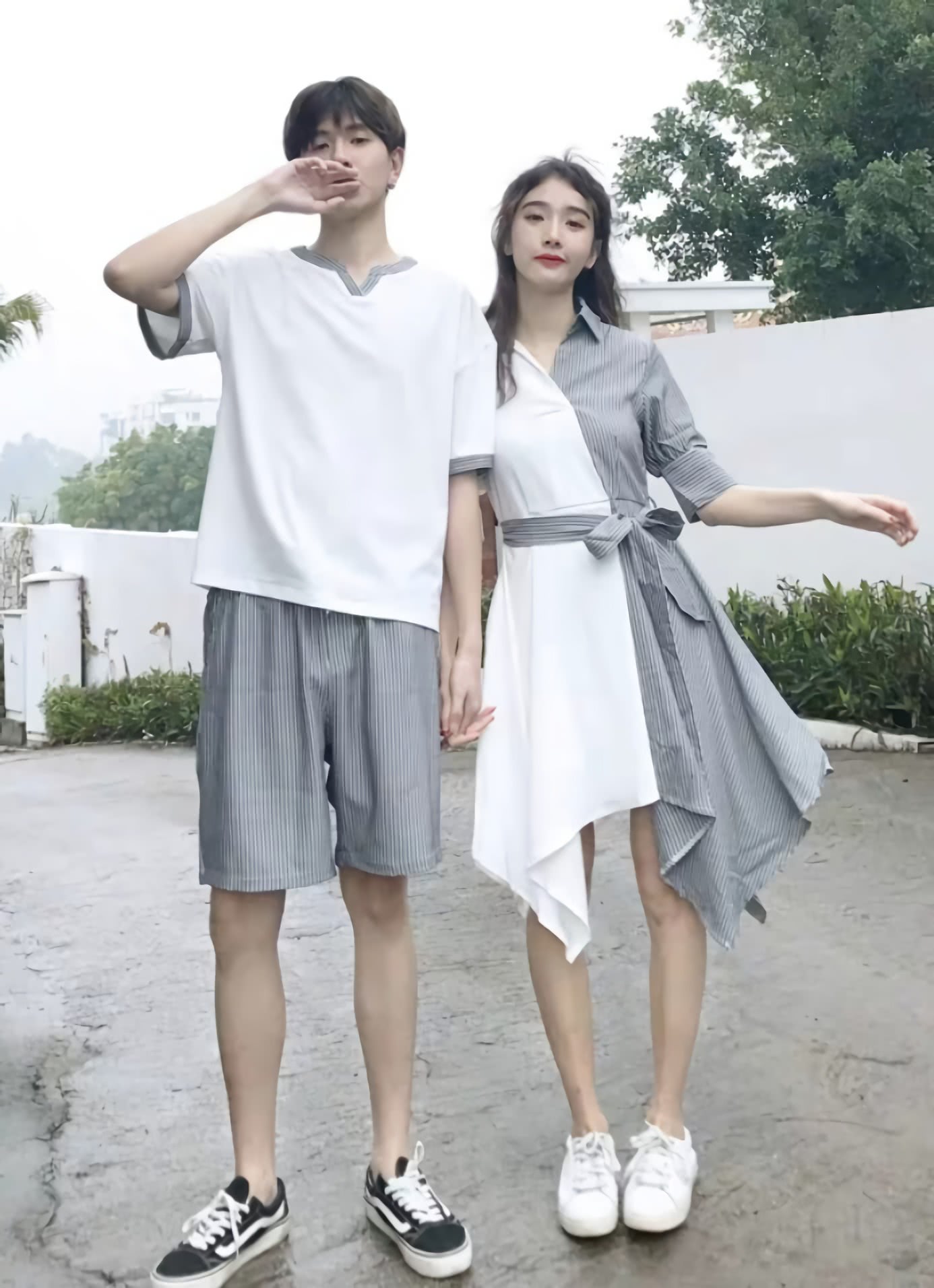 适合学生党的情侣装推荐,你裙我衣情侣装推荐高级感