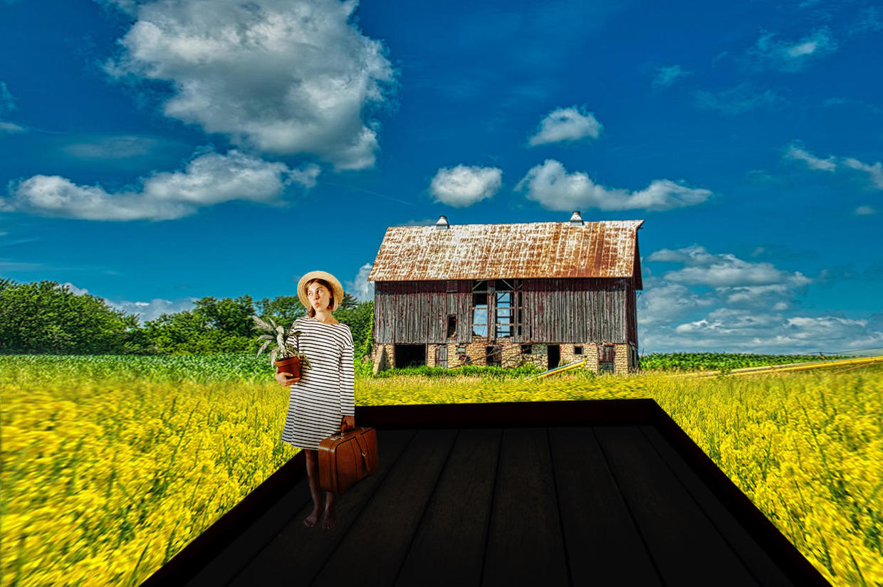 ps怎么画房间图片教程,ps卧室场景图合成教程