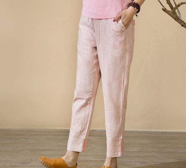 新款棉麻裤好看又凉快,棉麻裤夏天穿吸汗吗