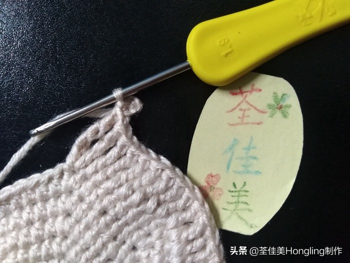 马蹄莲花的钩织教程,马蹄莲宽叶子的钩织教程