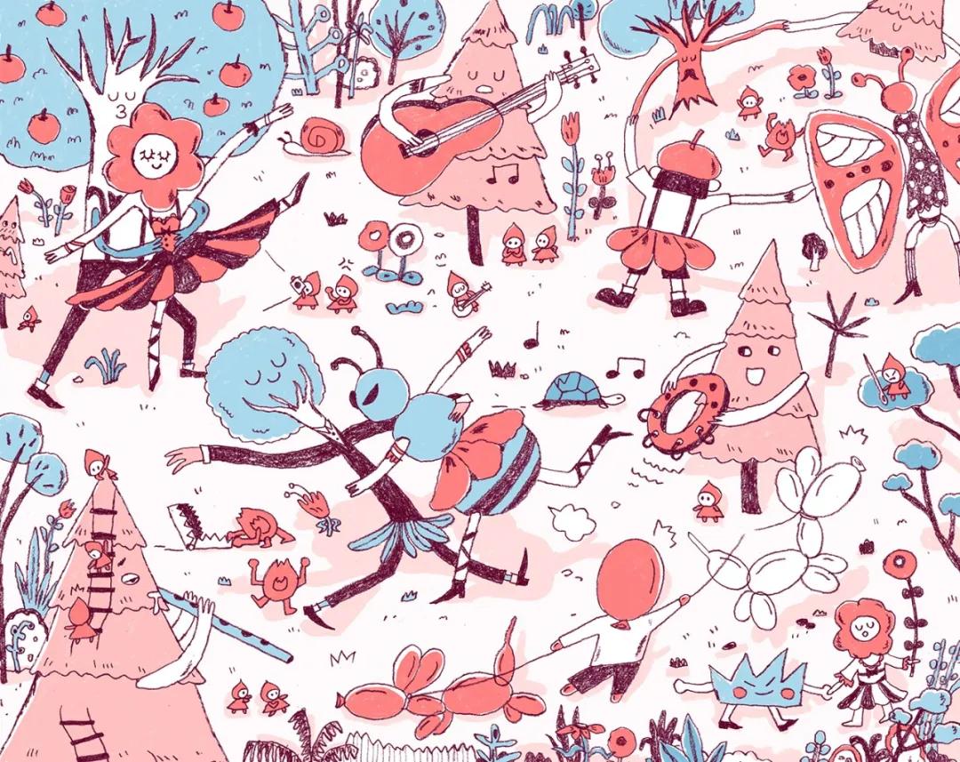 美国纽约视觉艺术学院插画,插画毕业展