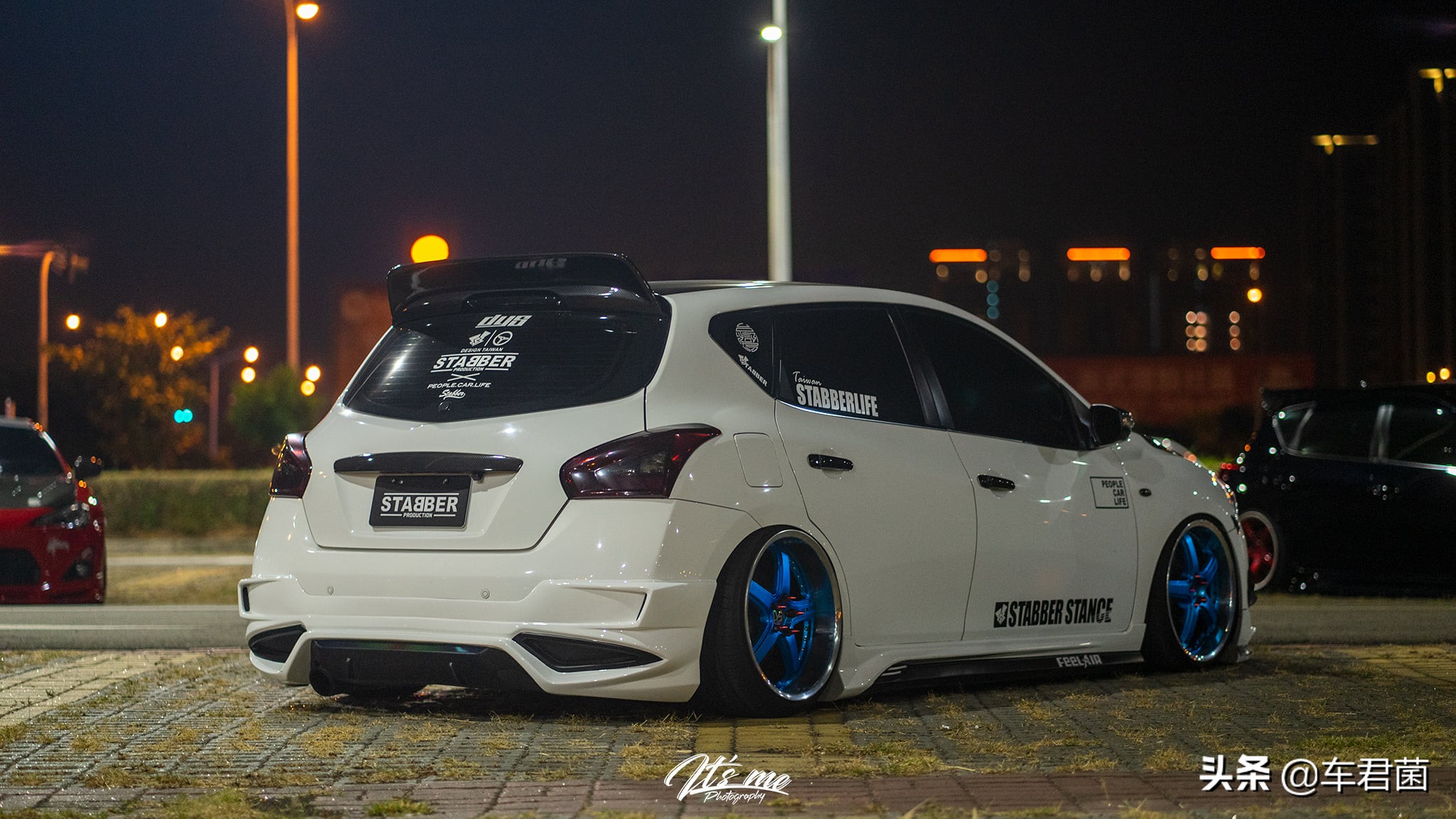 骐达车友台湾版尾灯,日系骐达改装