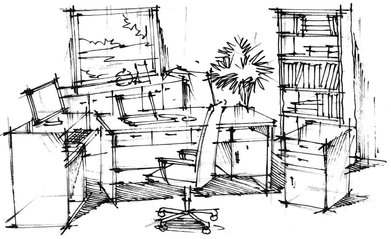 速写家具怎么画好,宜家家具速写