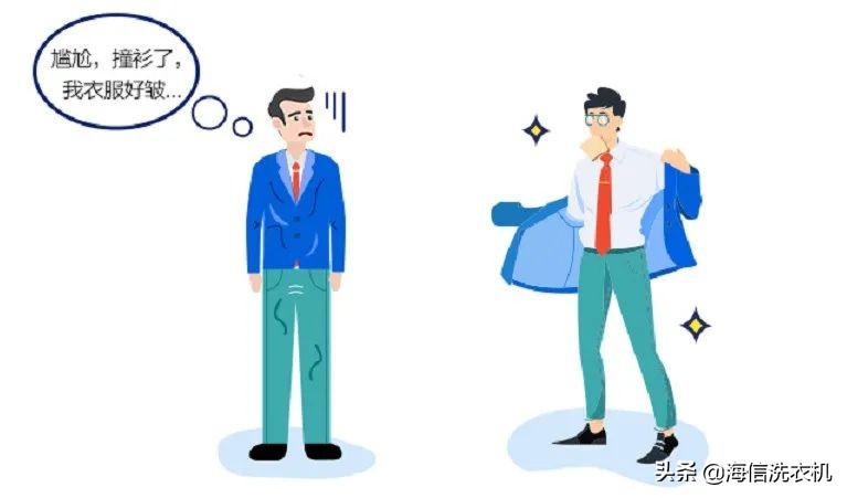 洗衣调查组|衣服起褶皱的过程，还挺可爱的么！