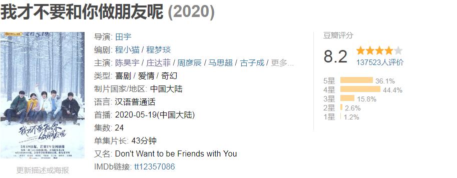 2020十大国产剧高分,近几年值得追的高分电视剧