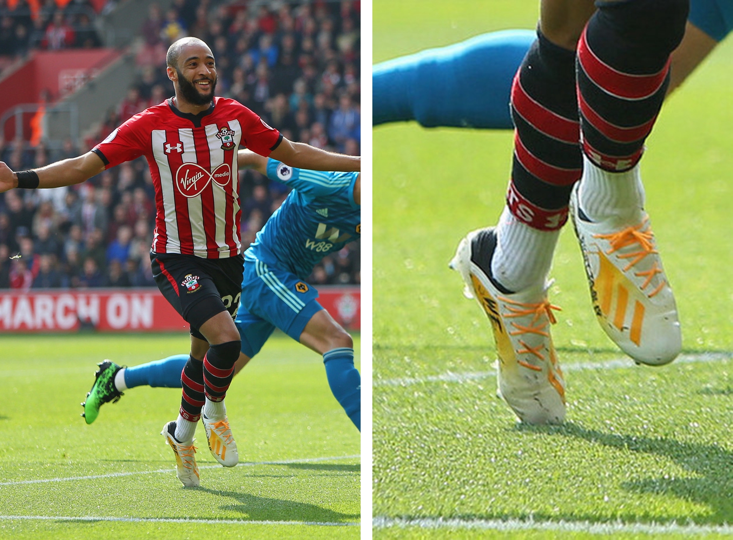 带你饱览过去一周国际赛场上的那些“亮眼”足球鞋