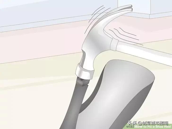 如何修复磨坏的鞋跟,如何修理鞋跟一边磨损
