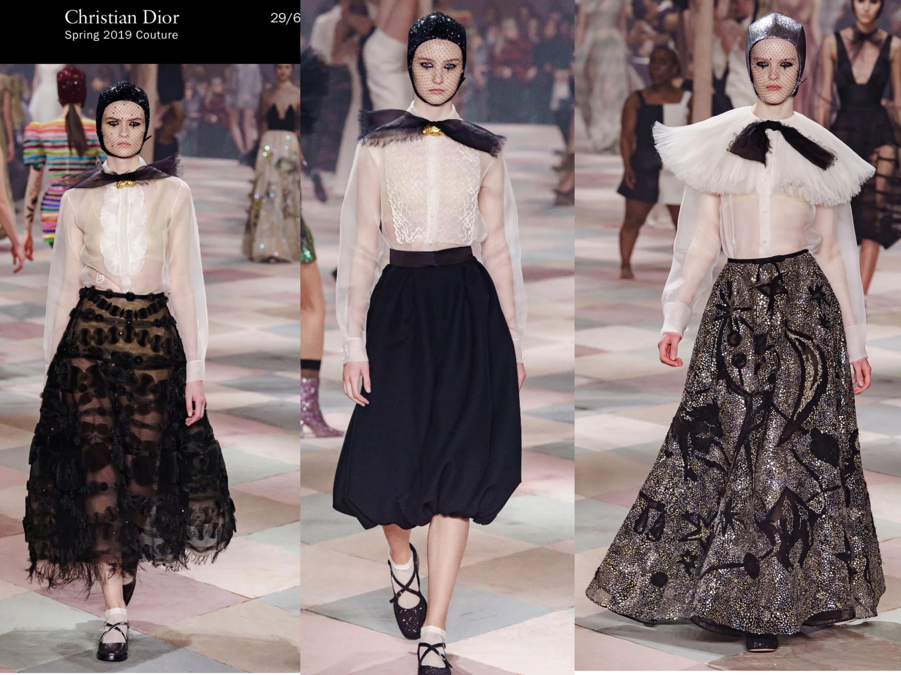 dior白衬衫搭配千鸟格半裙,dior白衬衣搭配男