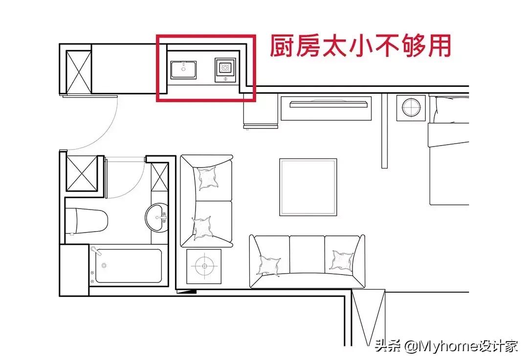 刀把户型改造思路和方法,户型改造平面布置图