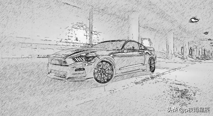 ps把照片变成手绘线稿,ps如何将风景图片转化为手绘