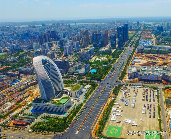 城市简介对比,海口城市航拍