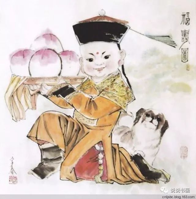 中国儿童国画杰作,国画小儿童