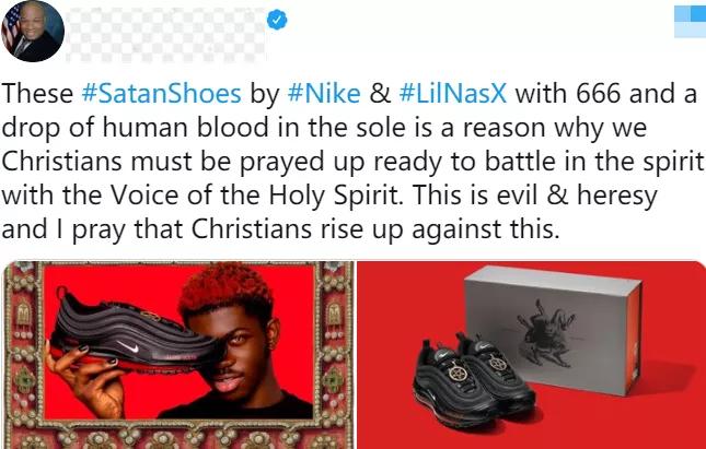 真活该！耐克被黑人歌手碰瓷发售“人血鞋”，惹怒外国网友被*制抵**