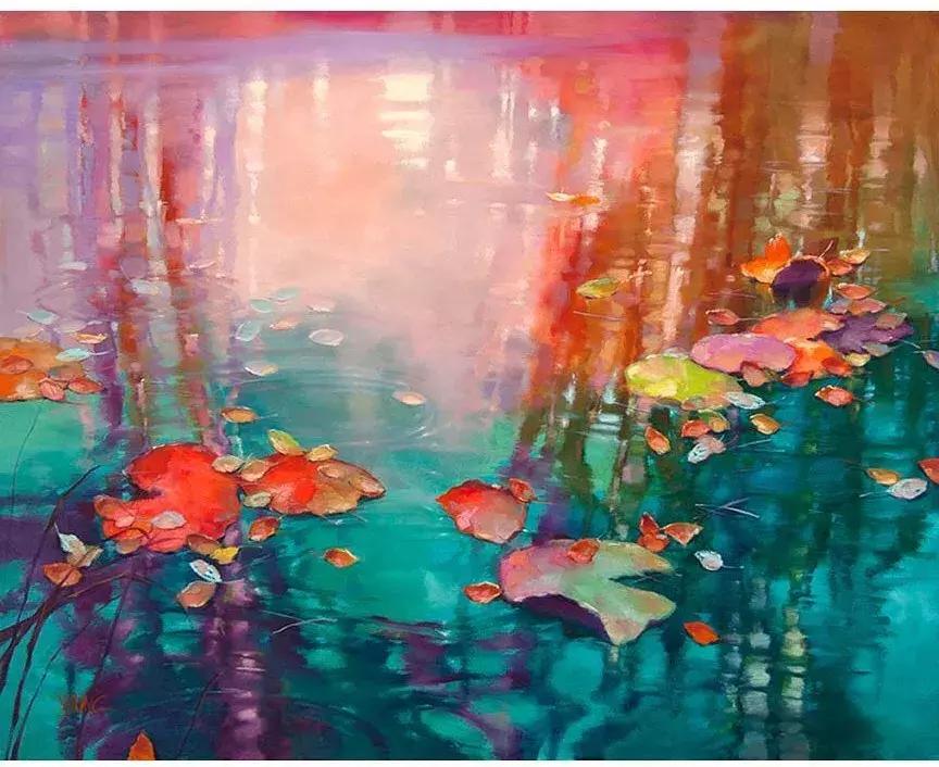 三个画家笔下的雪景,三位油画家的风景画