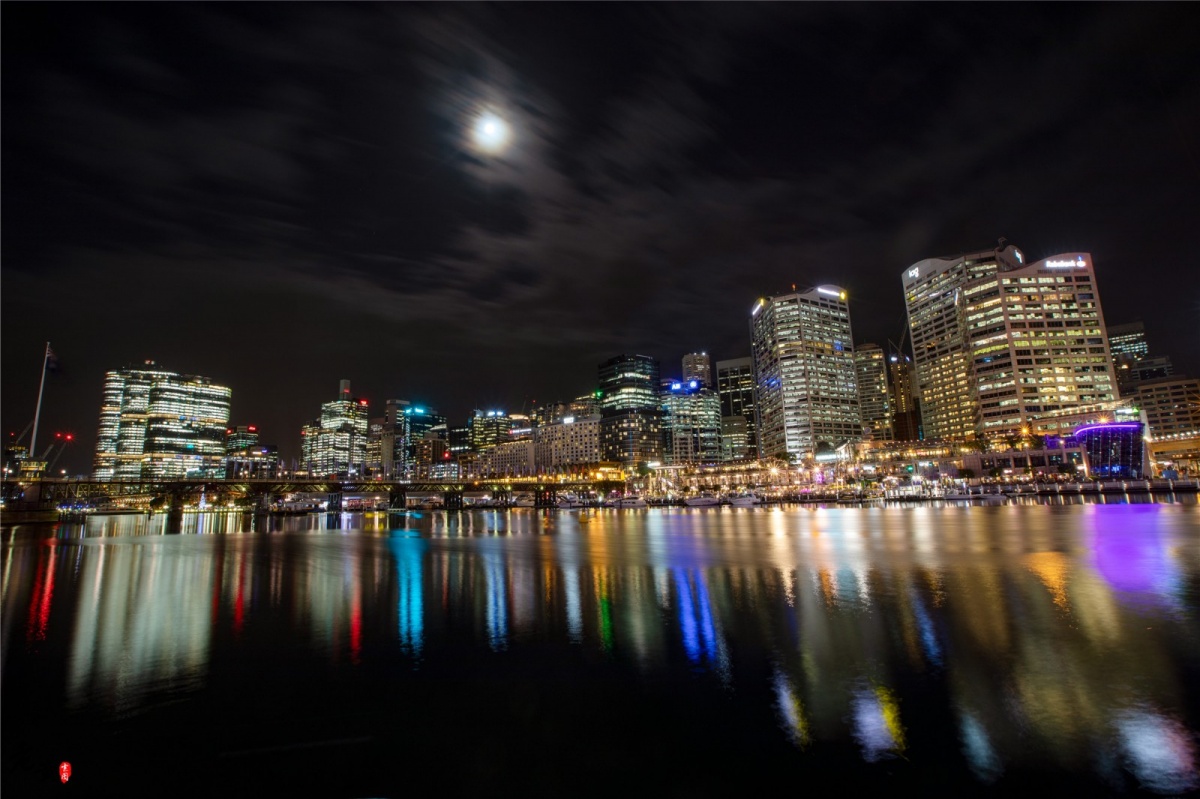 夜游悉尼达令港视频,夜游悉尼最美地标