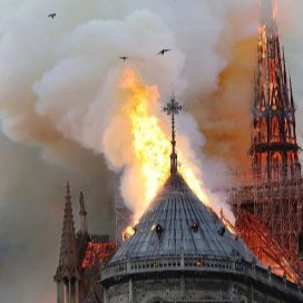 巴黎圣母院壁纸,巴黎圣母院夜景高清壁纸