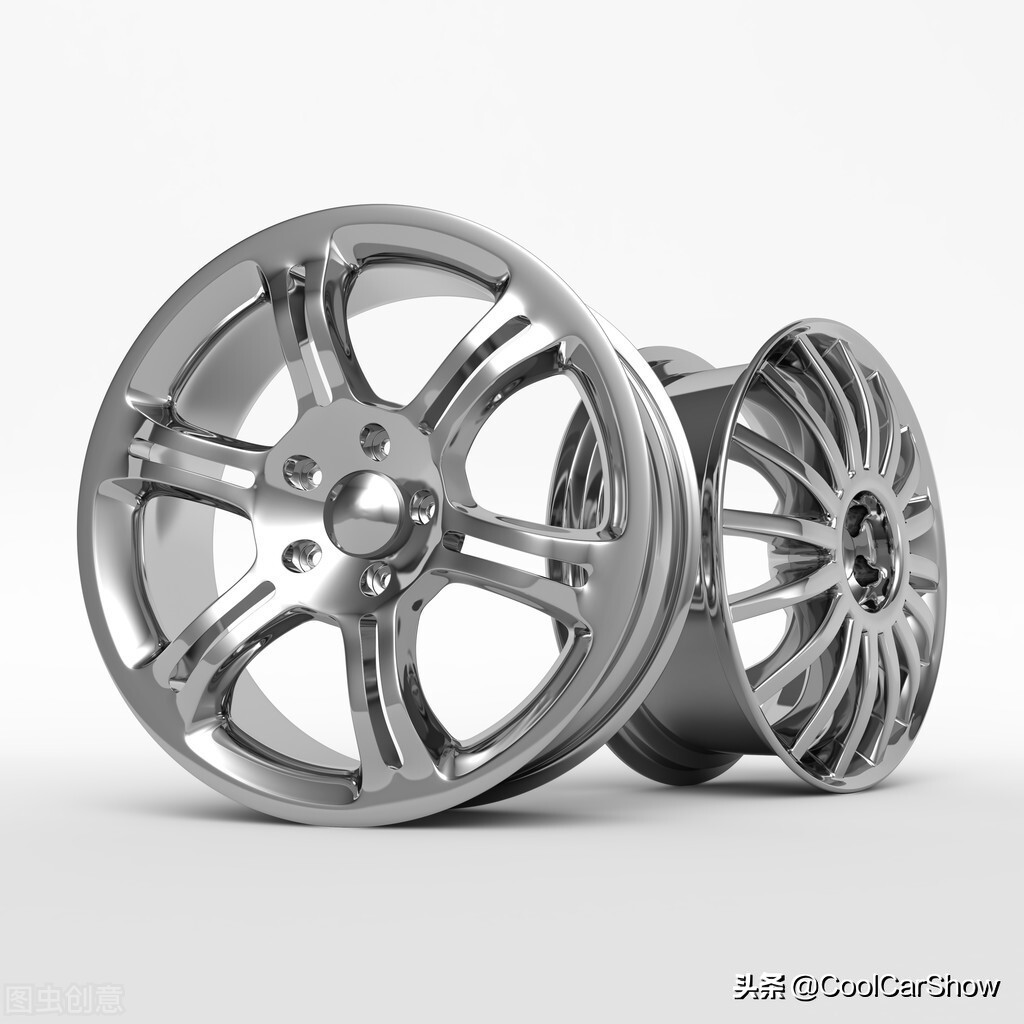 轮毂改黑绿双拼色案例,轮毂换色教程