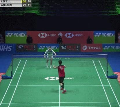 GIF羽毛球技术赏析:李梓嘉,“远网决胜”时代的灯塔