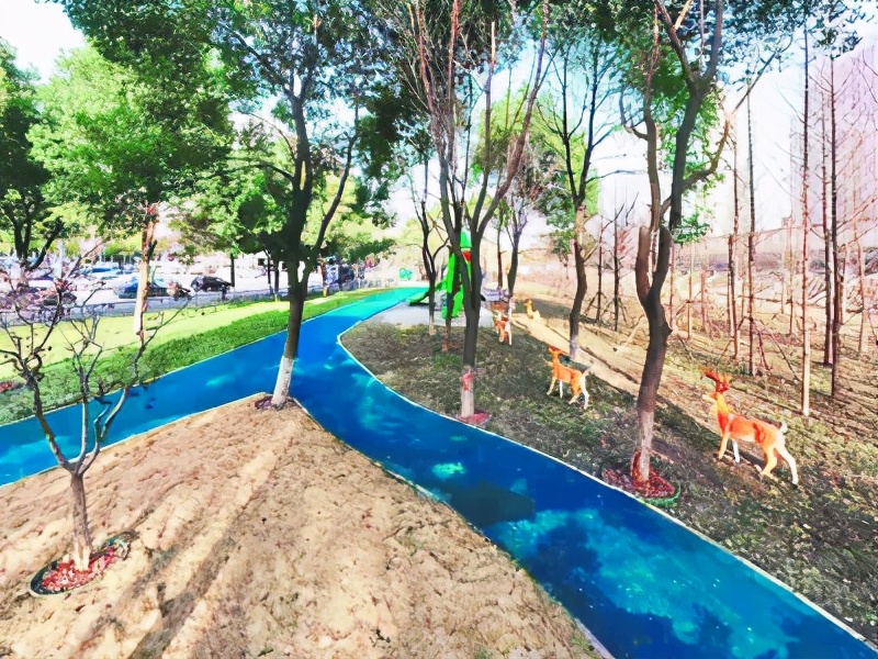 10000平方米的口袋公园,江汉口袋公园