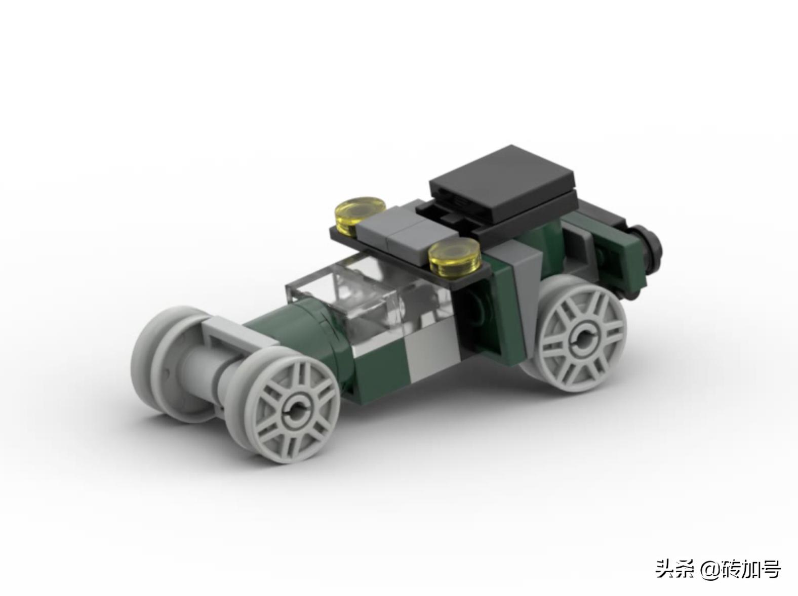 一套积木创意100种造型拼搭过程,百变造型拼搭积木