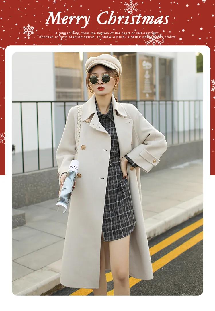 红大衣+绿卫衣=绝美！今年冬天照着穿，显瘦又有气质