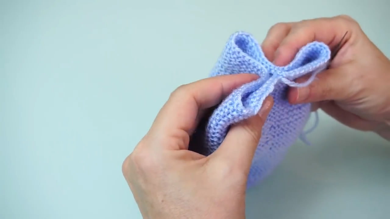 毛线手工编织婴儿帽,宝宝毛线帽钩织全过程