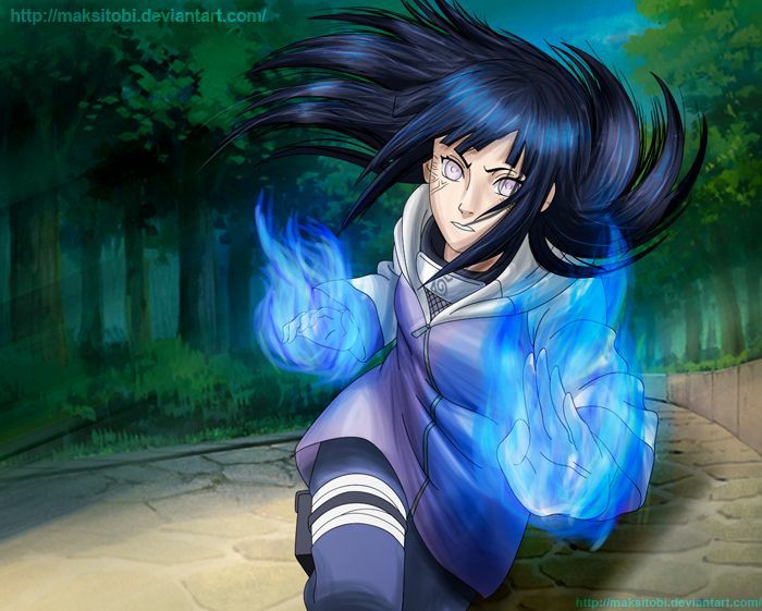 火影忍者人气女角色鸣人之妻日向雏田国外社媒热图赏